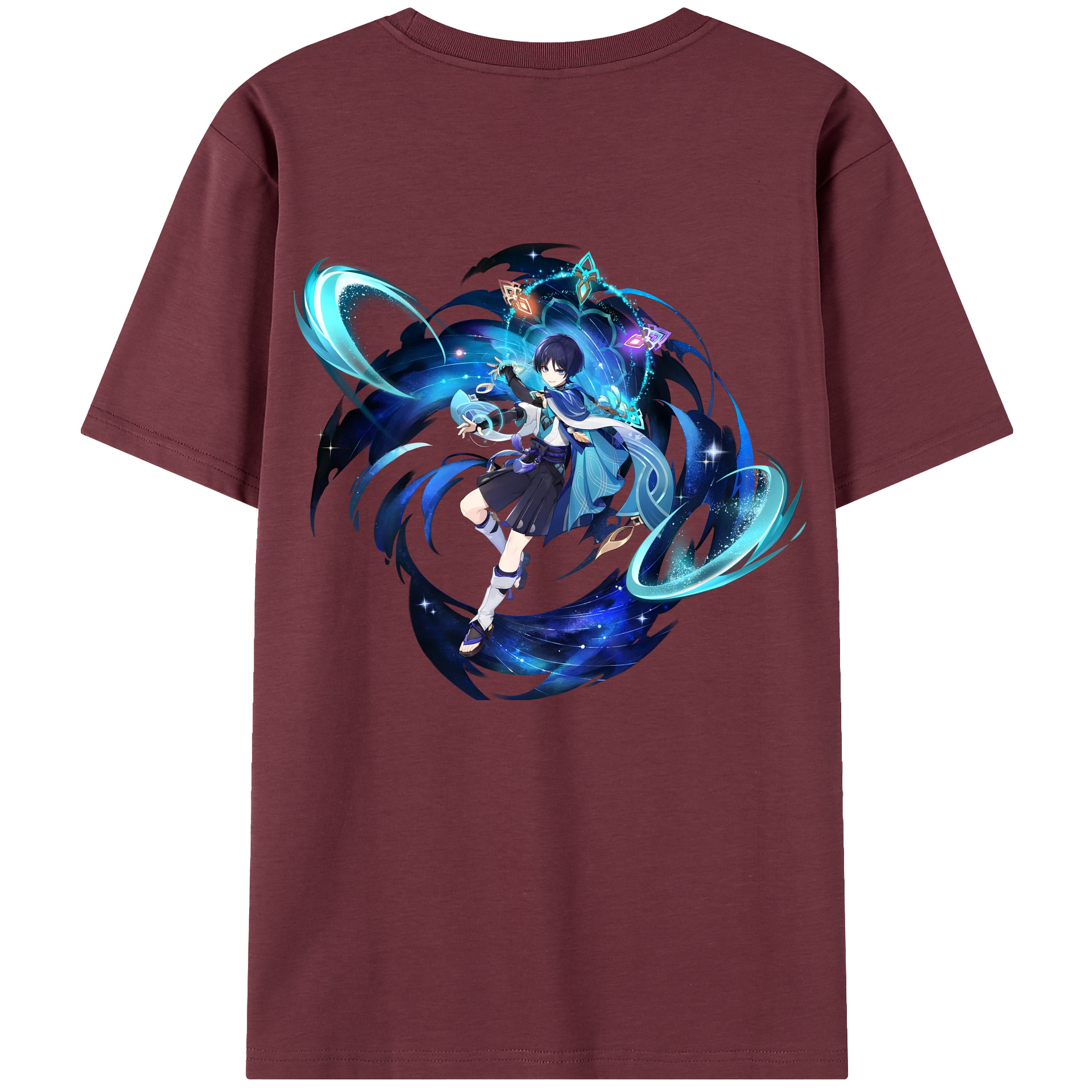 げんし神 さんペい genshin Sanpei 綿100％半袖Tシャツ（背面プリント）
